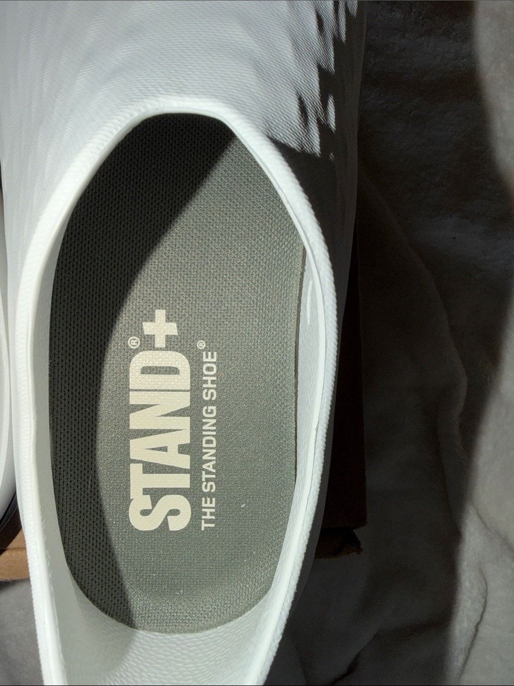 Stand Studio White Slip-On Athletic Clogs with Black Outsole - Picture 3 of 5